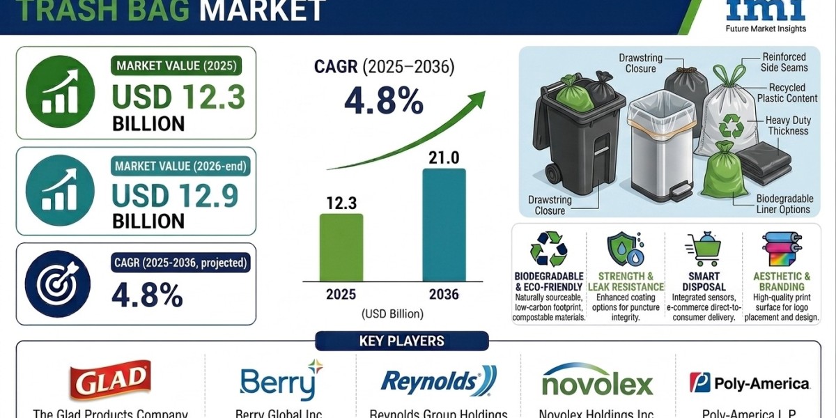 Trash Bag Market to Grow at 5.8% CAGR Through 2036 | Supported by Innovations in Odor Control and Leak-Proof Tech