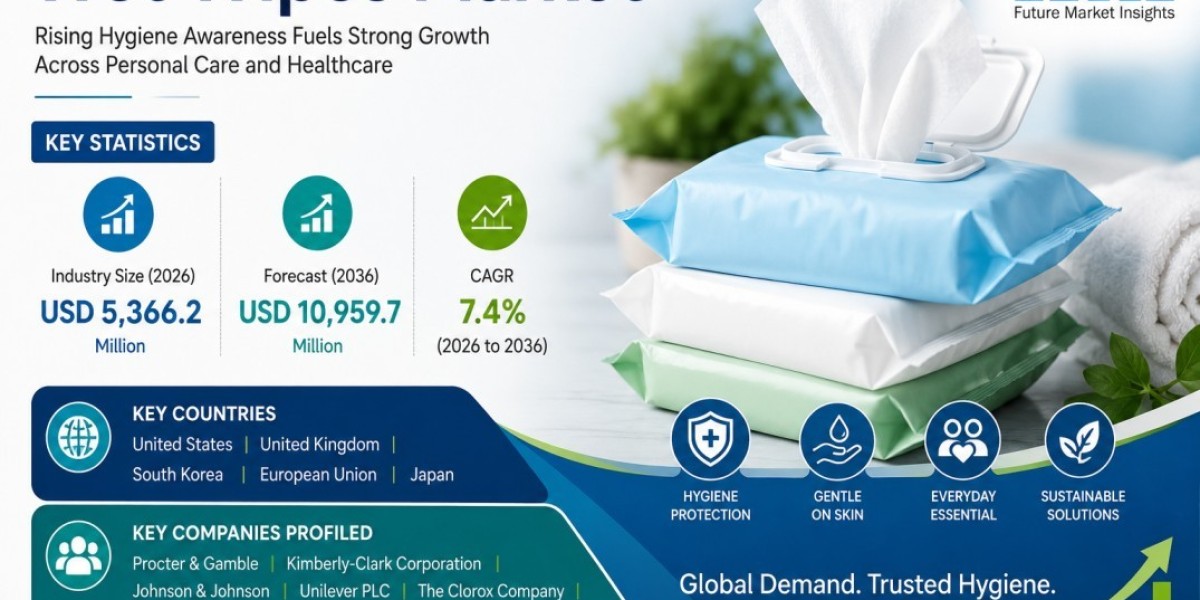 Wet Wipes Market to Reach USD 10,959.7 Million by 2036 Amid Rising Hygiene Awareness