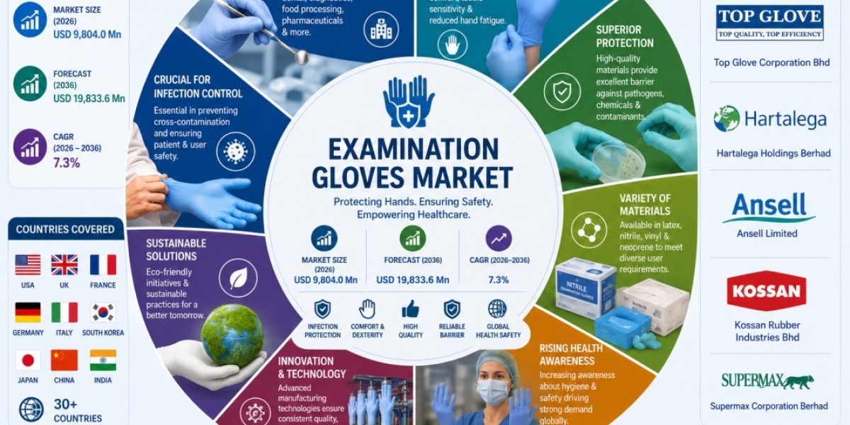 Examination Gloves Market: Global Industry Analysis and Opportunity Assessment Through 2036