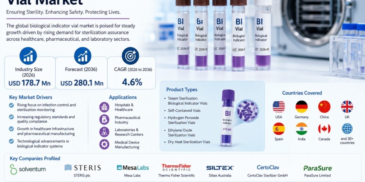 Biological Indicator Vial Market Set for Sustained Expansion Through 2036 on Growing Healthcare Sterilization Needs