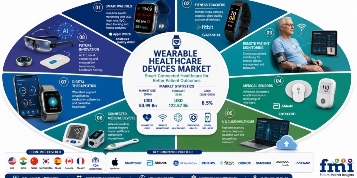 Wearable Healthcare Devices Market Size, Share, Growth, Trends, and Forecast 2026–2036