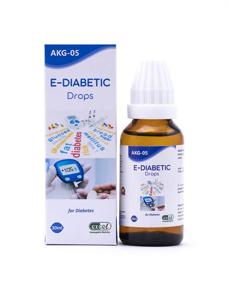 E-Diabetic Drops(AKG-05)— Diabetic Medicine in Homeopathy