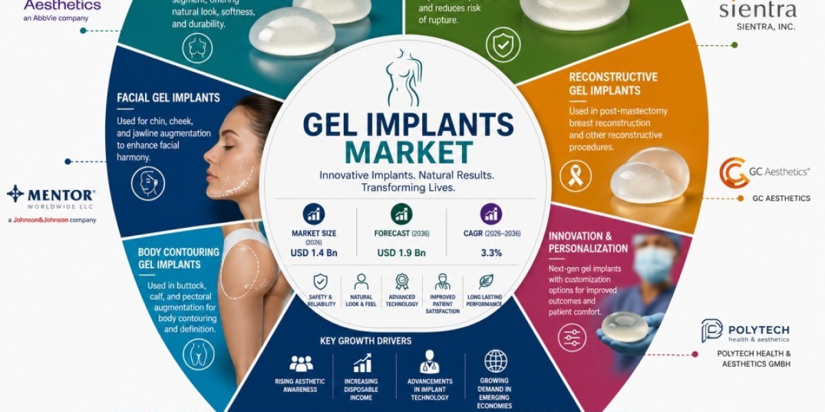 Gel Implants Market to Reach USD 1.9 Billion by 2036 as Aesthetic and Reconstructive Procedures Drive Global Demand