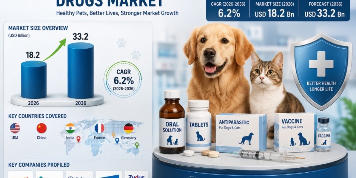 Companion Animal Drugs Market on Track for USD 33.2 Billion by 2036